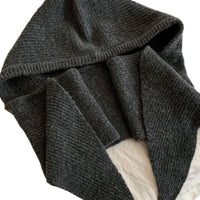 Women's Knitted Balaclava Hat Scarf Combo for Winter Warmth, Neck Protection, and Ear Coverage