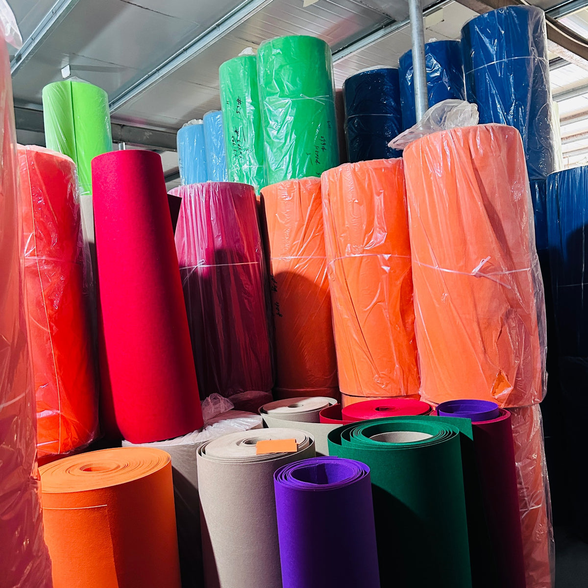 Colorful Felt Fabric Sheets for DIY Crafts, Bags, and Wall Decor - Various Thicknesses