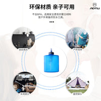 Foldable Soft Water Bottle with Filter for Outdoor Sports, Running, and Hiking - Portable Hydration Bladder