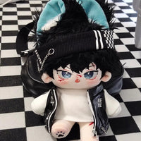 20cm Cotton Doll Clothes Set: Jacket, Hoodie, Trousers, and Headband