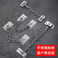 Stainless Steel Window Restrictor Lock for Child Safety and Anti-Theft, No-Drill Installation