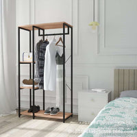 Multi-functional Hall Tree with Shoe Rack and Storage Shelves for Entryway and Bedroom