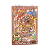 Zao Mo 3D Miniature Scene Stickers for DIY Crafting and Dioramas