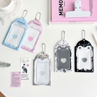 Fuzzy Animal 3-inch PVC Photocard Holder for K-Pop Photocards and ID Cards