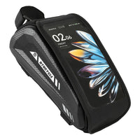 Bicycle Hard Shell Double Side Front Beam Bag Mountain Bike Touch Screen Waterproof Top Tube Cycling Bag