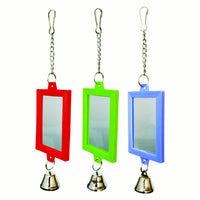 Bird Cage Mirror Toy for Parrots and Small Birds
