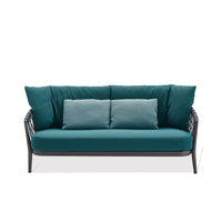 Outdoor Wicker Patio Sofa Set for Garden Balcony Hotel Furniture, Waterproof Rattan Sofa