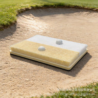 TEMU Exclusive New Upgraded Indoor Golf Sand Trap Hitting Mat, Realistic Bunker Training Aid