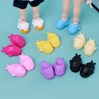 OB11 Doll Duck Slippers for BJD Dolls, Casual Shoes for Male and Female Doll Bodies