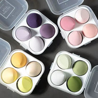 Makeup Sponge Blender Set - Large, Soft, Non-Latex, Wet & Dry Use for Foundation, Powder, Cream