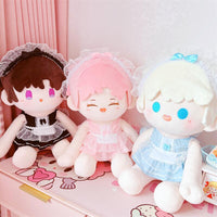 40cm Cotton Doll Outfit Set - Hoodie, Vest, Pants, Hat for Male Dolls