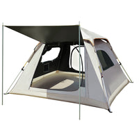 Original Wolf Pop-Up Camping Tent with Aluminum Poles, UV Protection, and Rainproof Design for Outdoor Adventures