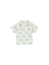 Whitewheat Kids' Cotton Polo T-Shirt for Boys and Girls, Summer Short Sleeve Top