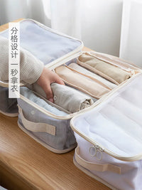 Travel Luggage Organizer Bags for Clothes, Underwear, and Shoes