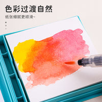 Portable Tear-Off Watercolor Sketchbook for Kids & Students, Thick Bleed-Proof Paper