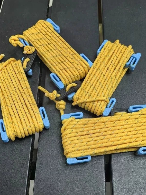 Outdoor Camping Tent Guy Line Winder Anti-Tangle Rope Organizer for Canopy
