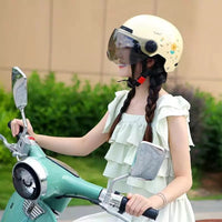 3C Certified Electric Scooter Helmet for Women, Four Seasons Universal, Sun Protection, Couple's Half Helmet