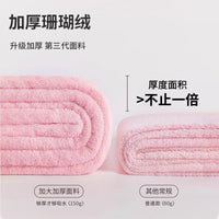 Kids' Coral Fleece Hair Drying Cap - Super Absorbent & Quick Dry Turban for Girls