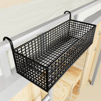 Bedside Storage Basket Hanging Organizer for Dorm Room Bunk Bed Desk