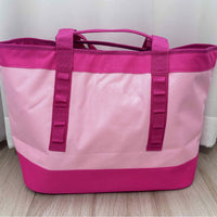 35L Oxford Cloth Insulated Beach Tote Bag for Travel & Picnic