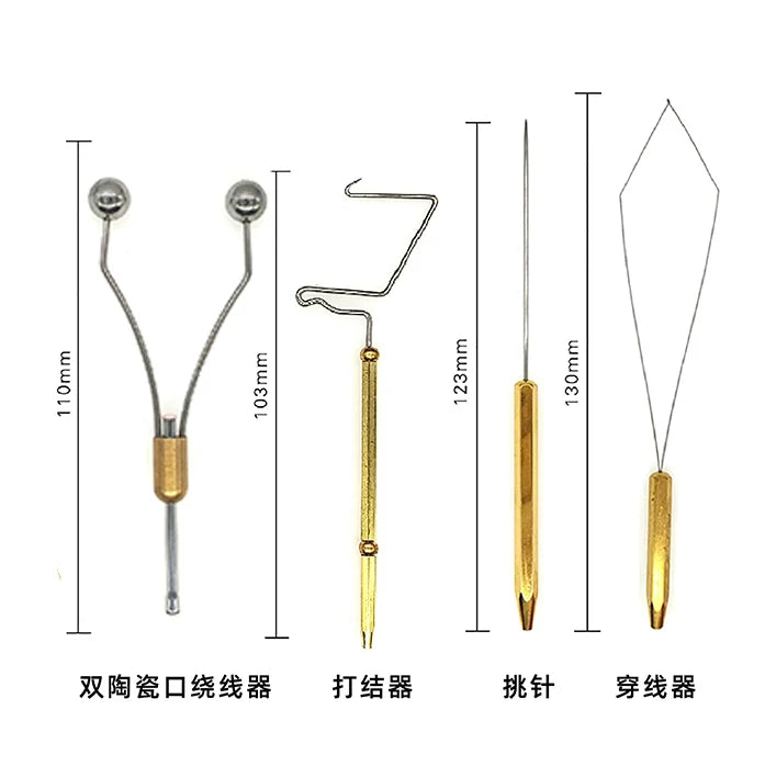 Fly Tying Tool Kit for Fishing Hooks