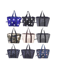 Foldable Insulated Picnic Shopping Bag Large Capacity Portable Travel Storage Tote