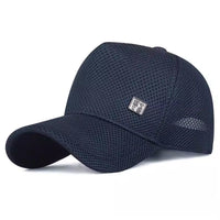 Men's Summer Golf Cap Breathable Sweat-Absorbing Large Head Circumference High-Crown Baseball Sun Hat