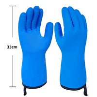 Heat Resistant Waterproof Nitrile Kitchen Gloves for Cooking and Baking