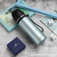 1L Rapid Cooling & Warming Insulated Bottle with Lid, 55-Degree Constant Temperature for Outdoor, Car, Camping, Sports