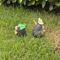 Resin Hedgehog Figurine for Miniature Landscape Decor