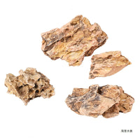 Natural Pine Bark Stone for Aquarium Landscaping, Terrarium, and Bonsai Decor