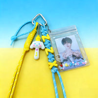Zhu Zhixin Fan Support Keychain Bag Charm with Photos