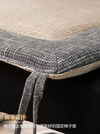 Thickened Cotton Linen Seat Cushion for Office, Dining Chair, or Stool