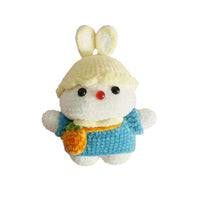 Handmade Knitted Cartoon Rabbit Keychain Plush Doll