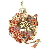 Chinese Style Tassel Metal Bookmark Hollow Engraved Vintage Design for Students and Gifts