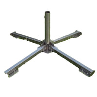 Universal Cross Base Umbrella Stand for Outdoor Market Stalls and Sun Shades