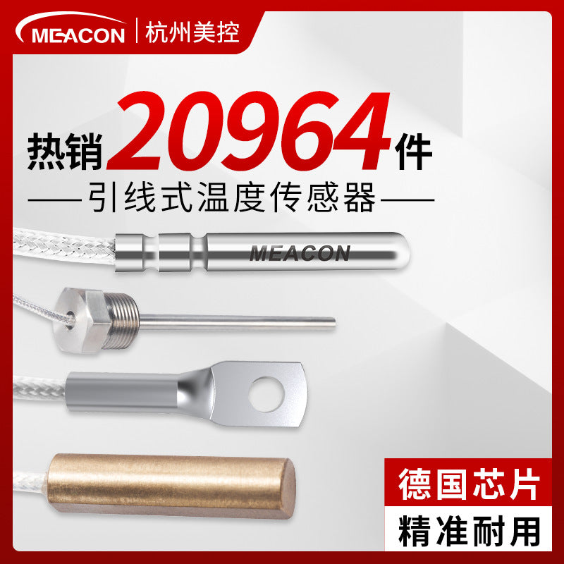 PT100/PT1000 Temperature Sensor Probe with Lead Wire