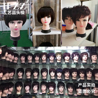 Mannequin Head for Wig Display and Hairdressing Practice, Soft Rubber Bald Head for Makeup and Beauty Training