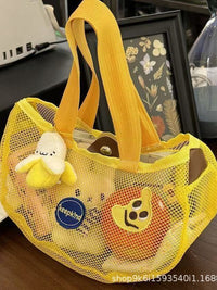 Portable Mesh Shower Caddy Bag with Wet/Dry Separation and Waterproof Pouch