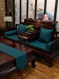 New Chinese Style Solid Wood Chair Cushion Non-slip Rosewood Sofa Tea Chair Pad Dining Chair Seat Cushion