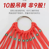 Outdoor Nylon Rope Hammock for Camping and Siestas