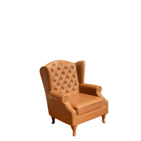 Dollhouse Miniature Vintage American Style Sofa Chair for Living Room Bedroom