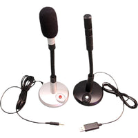 USB/3.5mm Condenser Microphone for Computer, Gaming, Live Streaming, and Recording