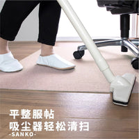 Non-Slip Office Chair Mat for Hardwood Floors and Carpets, Sound Absorbing Desk Chair Mat, Self-Adhesive Floor Protector