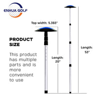 Golf Bag Support Rod, 3/4-Section Adjustable Aluminum Alloy