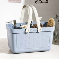 Portable Shower Caddy Basket for Bathroom Dormitory Toiletries Storage with Dry/Wet Separation