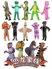 Kids Dinosaur Cosplay Costume for Halloween Parties and Performances