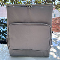 Large Square Oxford Cloth Insulated Delivery Backpack for Food, Outdoor BBQ, and Picnics