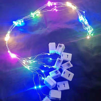 LED Fairy String Lights for Cake, Bouquet, Gift Box Decoration, and Stall Display