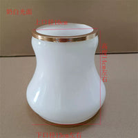 European Crystal Glass Lampshade for E14/E27 Screw Base, Universal Replacement for Wall and Table Lamps